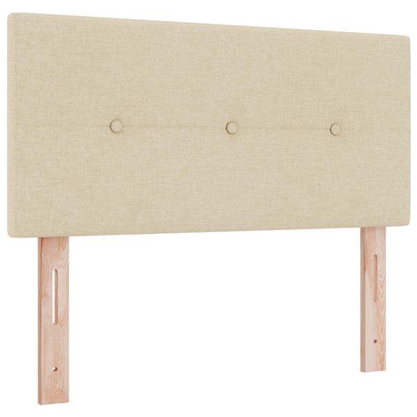 Grote foto vidaxl hoofdbord met knopen 100 cm stof cr mekleurig antiek en kunst stoelen en banken