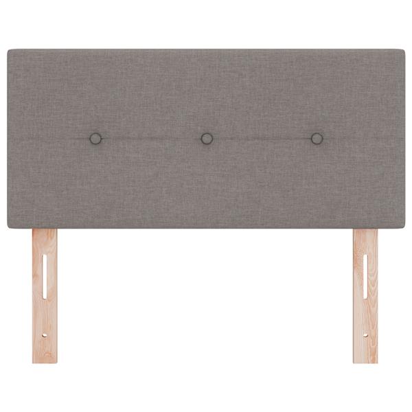 Grote foto vidaxl hoofdbord met knopen 100 cm stof taupe antiek en kunst stoelen en banken