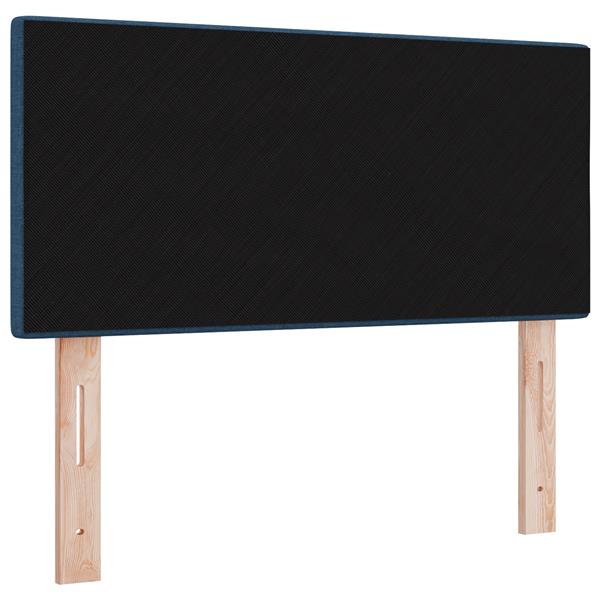 Grote foto vidaxl hoofdbord met knopen 90 cm stof blauw antiek en kunst stoelen en banken