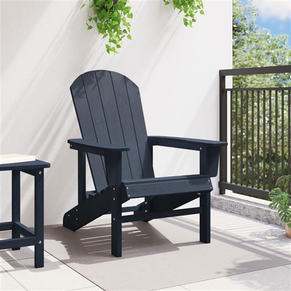 Grote foto vidaxl ligbed marineblauw 74x82x91 cm hdpe tuin en terras tuinmeubelen