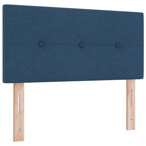Grote foto vidaxl hoofdbord met knopen 80 cm stof blauw antiek en kunst stoelen en banken