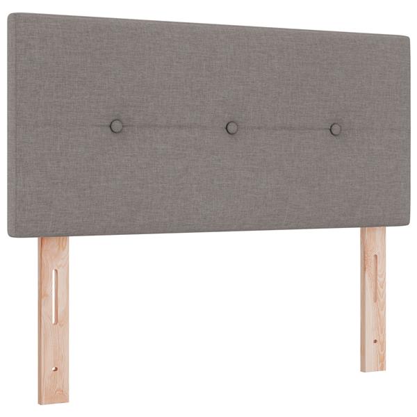 Grote foto vidaxl hoofdbord met knopen 80 cm stof taupe antiek en kunst stoelen en banken