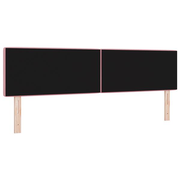 Grote foto vidaxl hoofdbord met kristallen knopen 180 cm fluweel roze antiek en kunst stoelen en banken
