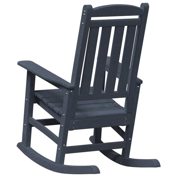 Grote foto vidaxl tuin schommelstoel marineblauw 70x92x108 cm hdpe tuin en terras tuinmeubelen