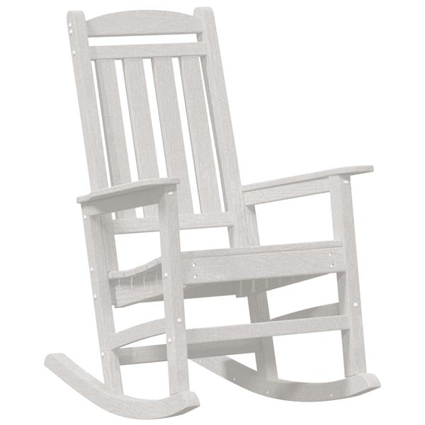 Grote foto vidaxl tuinligstoel wit 70x92x108 cm hdpe tuin en terras tuinmeubelen