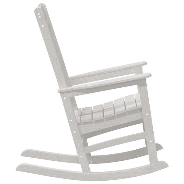 Grote foto vidaxl tuinligstoel wit 70x92x108 cm hdpe tuin en terras tuinmeubelen
