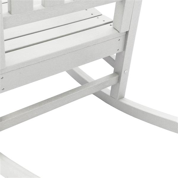 Grote foto vidaxl tuinligstoel wit 70x92x108 cm hdpe tuin en terras tuinmeubelen