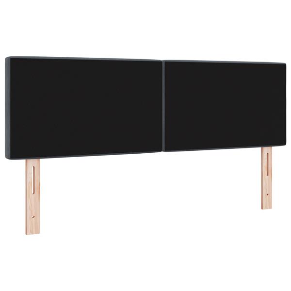 Grote foto vidaxl hoofdbord met kristallen knopen 140 cm fluweel donkergrijs antiek en kunst stoelen en banken