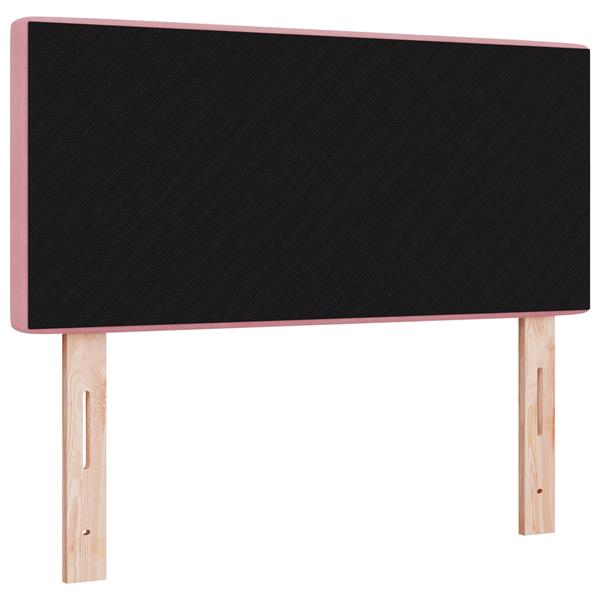 Grote foto vidaxl hoofdbord met kristallen knopen 100 cm fluweel roze antiek en kunst stoelen en banken