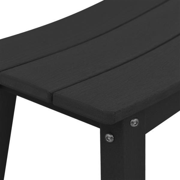 Grote foto vidaxl barkrukken 2 stuks zwart hdpe tuin en terras tuinmeubelen