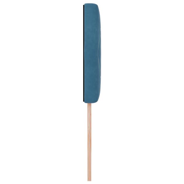 Grote foto vidaxl hoofdbord met kristallen knopen 100 cm fluweel donkerblauw antiek en kunst stoelen en banken