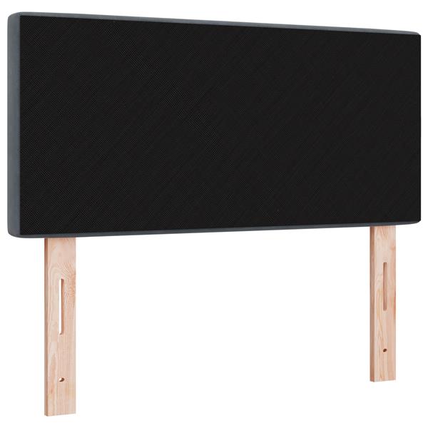 Grote foto vidaxl hoofdbord met kristallen knopen 90 cm fluweel donkergrijs antiek en kunst stoelen en banken