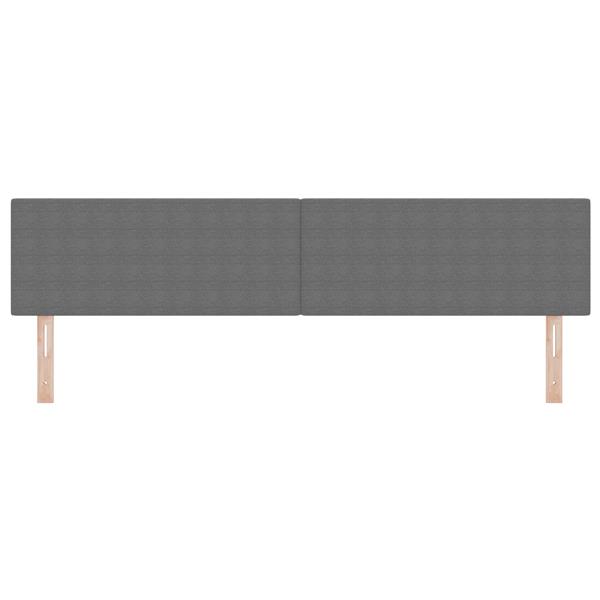 Grote foto vidaxl hoofdbord effen 200 cm ribfluweel lichtgrijs antiek en kunst stoelen en banken