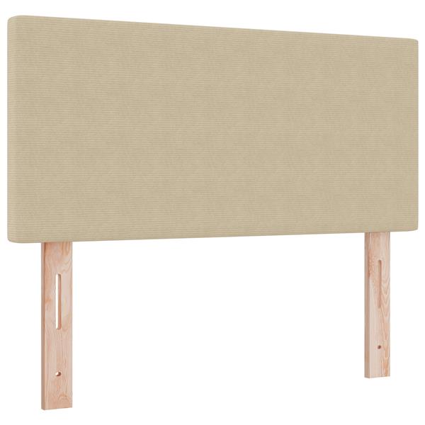 Grote foto vidaxl hoofdbord effen 100 cm ribfluweel lichtgroen grijs antiek en kunst stoelen en banken