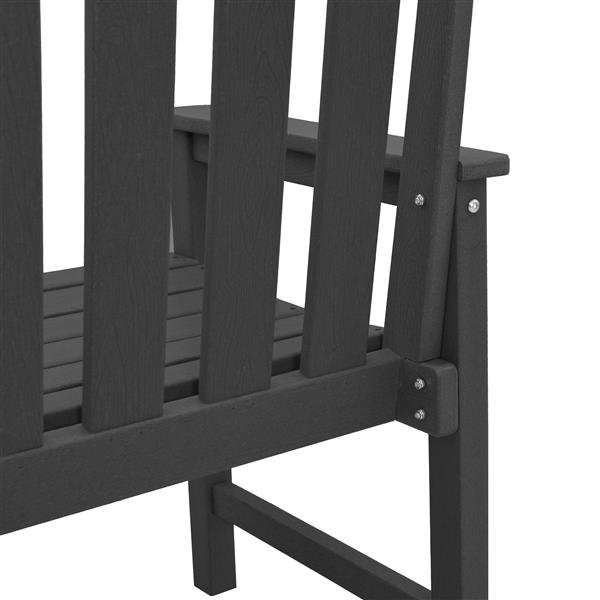 Grote foto vidaxl tuinstoelen 2 stuks zwart hdpe tuin en terras tuinmeubelen