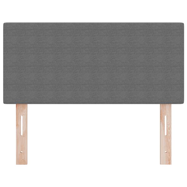 Grote foto vidaxl hoofdbord effen 100 cm ribfluweel lichtgrijs antiek en kunst stoelen en banken