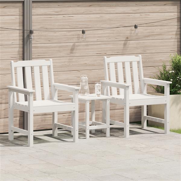Grote foto vidaxl tuin eetstoelen 2 stuks wit hdpe tuin en terras tuinmeubelen