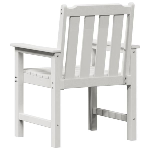 Grote foto vidaxl tuin eetstoelen 2 stuks wit hdpe tuin en terras tuinmeubelen