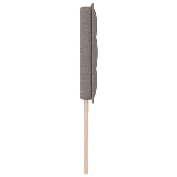 Grote foto vidaxl hoofdbord met strepen 200 cm stof taupe antiek en kunst stoelen en banken