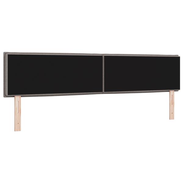 Grote foto vidaxl hoofdbord met strepen 200 cm stof taupe antiek en kunst stoelen en banken