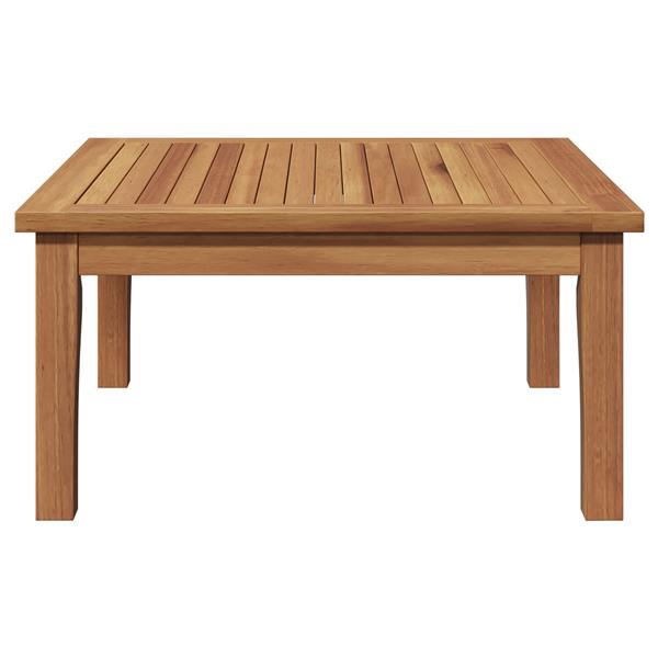 Grote foto vidaxl tuin tafel 60x60x30 cm massief teakhout tuin en terras tuinmeubelen