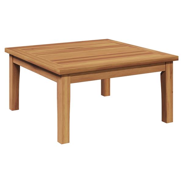 Grote foto vidaxl tuin tafel 60x60x30 cm massief teakhout tuin en terras tuinmeubelen