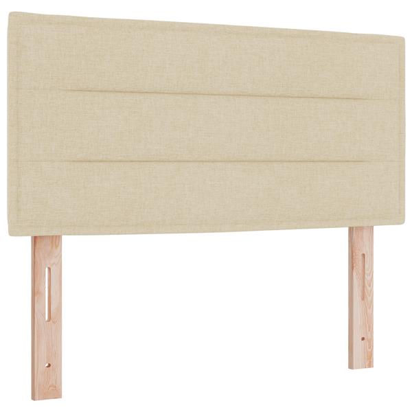 Grote foto vidaxl hoofdbord met strepen 90 cm stof cr mekleurig antiek en kunst stoelen en banken