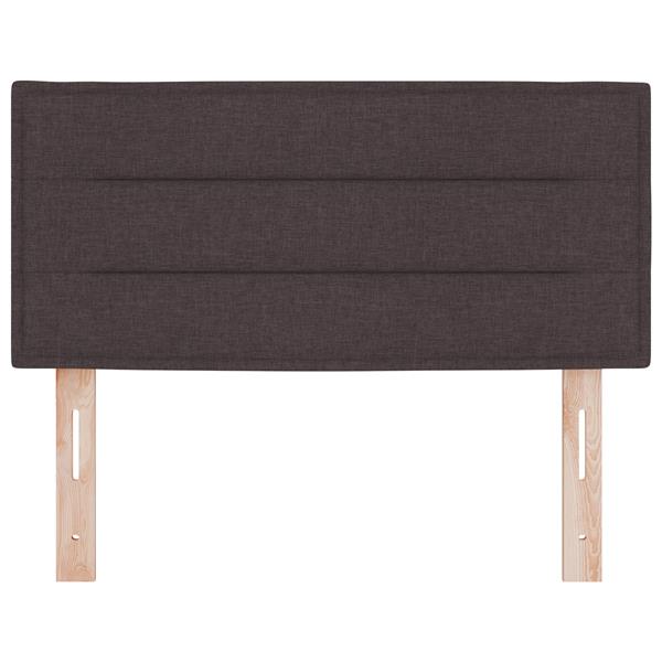 Grote foto vidaxl hoofdbord met strepen 90 cm stof donkerbruin antiek en kunst stoelen en banken
