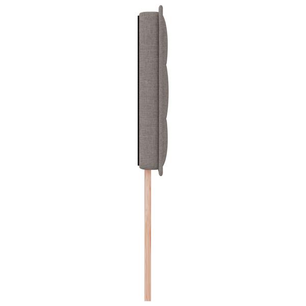 Grote foto vidaxl hoofdbord met strepen 80 cm stof taupe antiek en kunst stoelen en banken