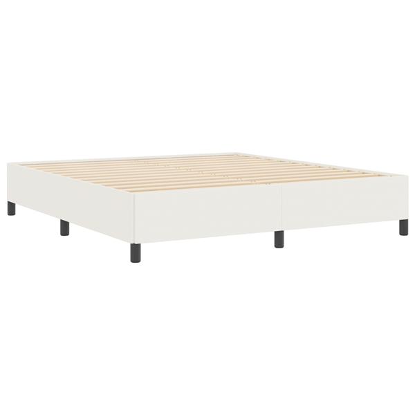 Grote foto vidaxl bedframe 180x200 cm ribfluweel cr mekleurig antiek en kunst stoelen en banken