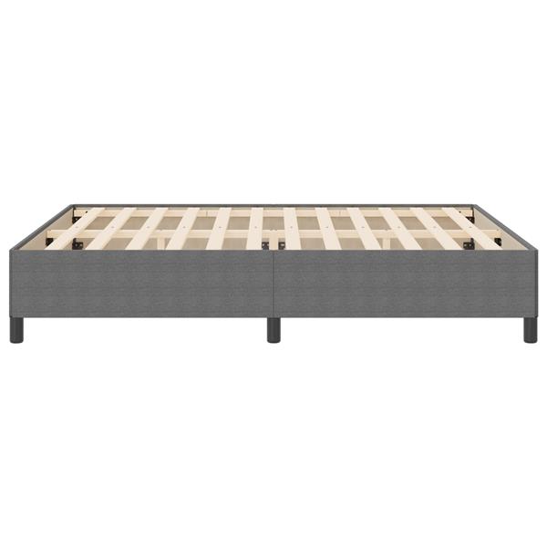 Grote foto vidaxl bedframe 180x200 cm ribfluweel lichtgrijs antiek en kunst stoelen en banken