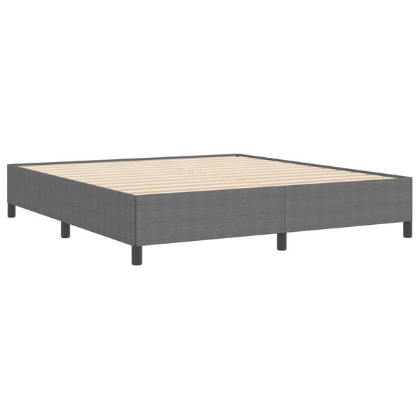 Grote foto vidaxl bedframe 180x200 cm ribfluweel lichtgrijs antiek en kunst stoelen en banken
