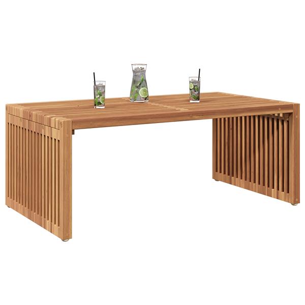 Grote foto vidaxl tuinbijzettafel 90x49 7x36 cm massief teakhout tuin en terras tuinmeubelen