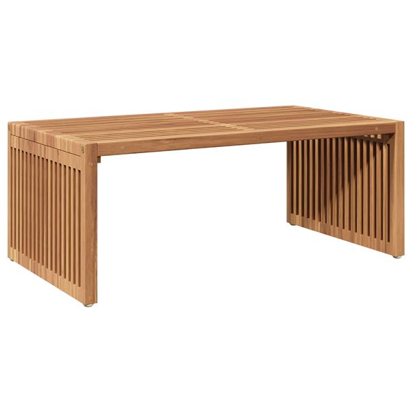 Grote foto vidaxl tuinbijzettafel 90x49 7x36 cm massief teakhout tuin en terras tuinmeubelen