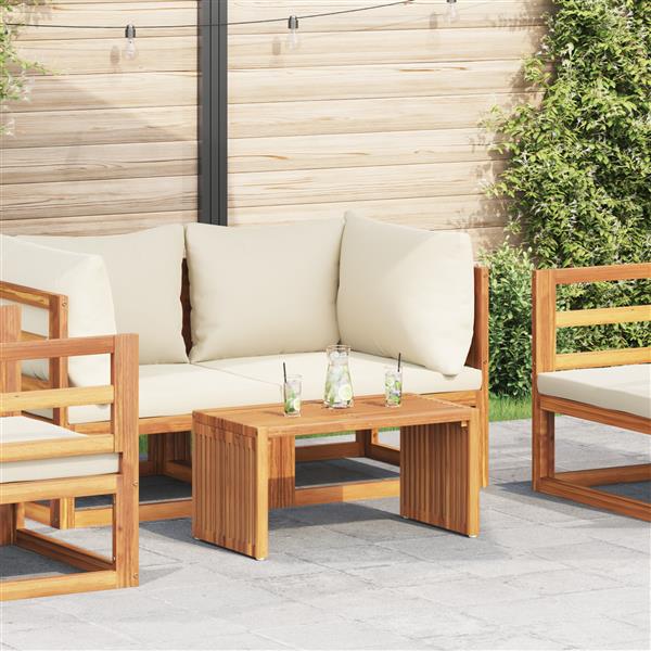 Grote foto vidaxl tuin bijzettafel 70x37 5x35 5 cm van massief teakhout tuin en terras tuinmeubelen