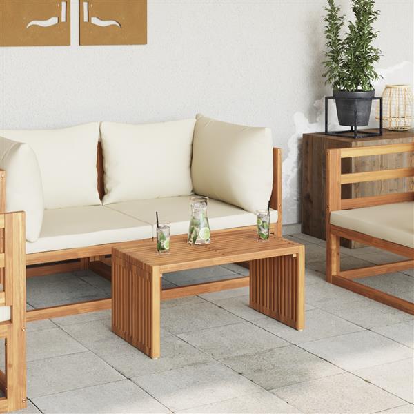 Grote foto vidaxl tuin bijzettafel 70x37 5x35 5 cm van massief teakhout tuin en terras tuinmeubelen