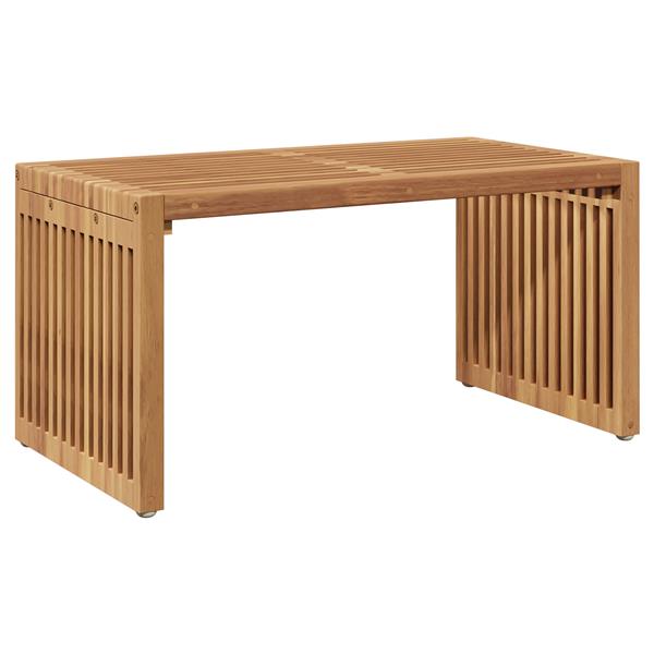 Grote foto vidaxl tuin bijzettafel 70x37 5x35 5 cm van massief teakhout tuin en terras tuinmeubelen