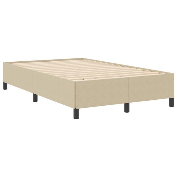 Grote foto vidaxl bedframe 120x200 cm ribfluweel lichtgroen grijs antiek en kunst stoelen en banken