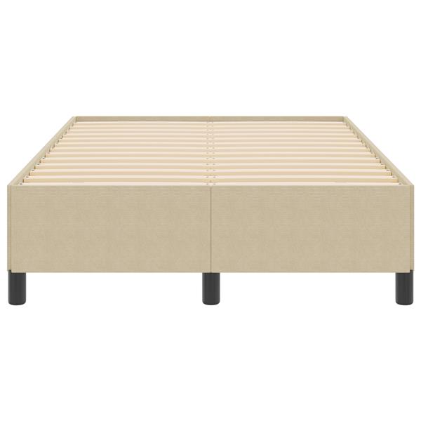 Grote foto vidaxl bedframe 120x200 cm ribfluweel lichtgroen grijs antiek en kunst stoelen en banken
