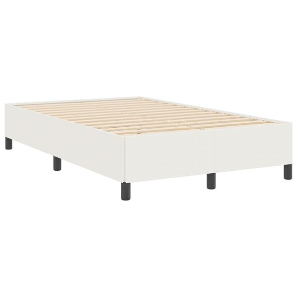 Grote foto vidaxl bedframe 120x200 cm ribfluweel cr mekleurig antiek en kunst stoelen en banken