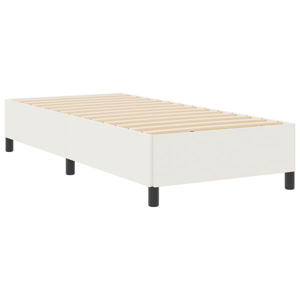 Grote foto vidaxl bedframe 90x190 cm ribfluweel cr mekleurig antiek en kunst stoelen en banken