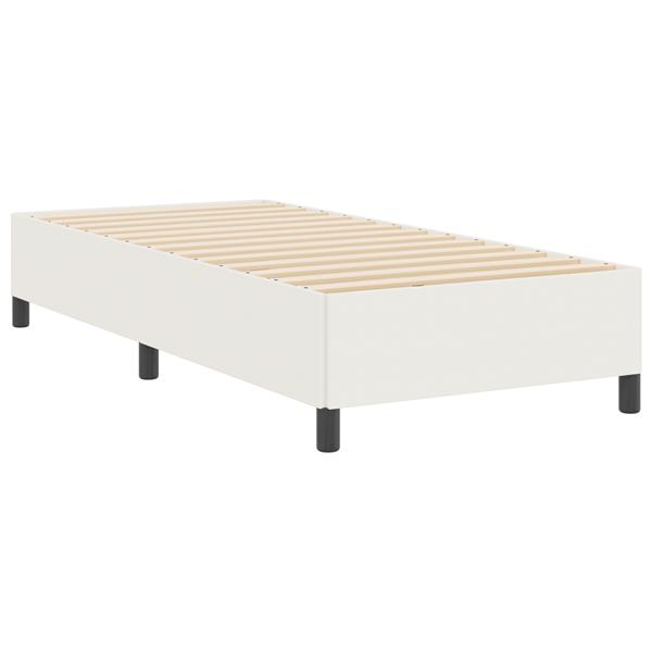 Grote foto vidaxl bedframe 90x190 cm ribfluweel cr mekleurig antiek en kunst stoelen en banken