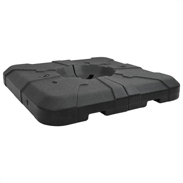 Grote foto vidaxl 2 delige parasolvoetset 110 kg zand of 70 kg water tuin en terras overige tuin en terras