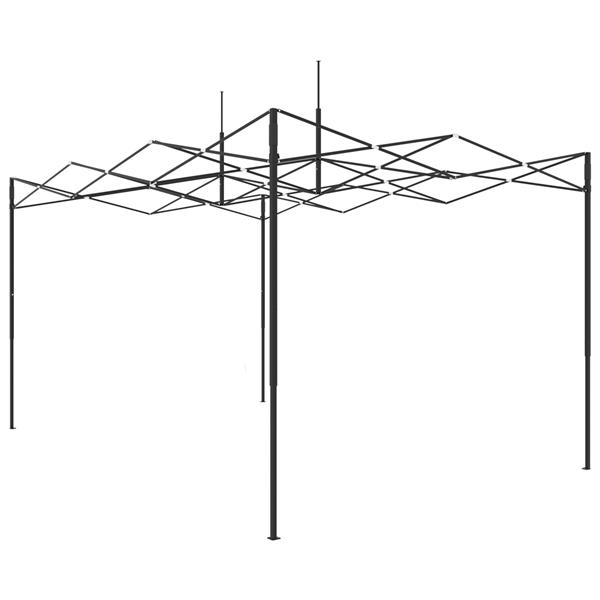 Grote foto vidaxl groentetunnel met pop up frame groen 430x290x315 cm staal tuin en terras overige tuin en terras