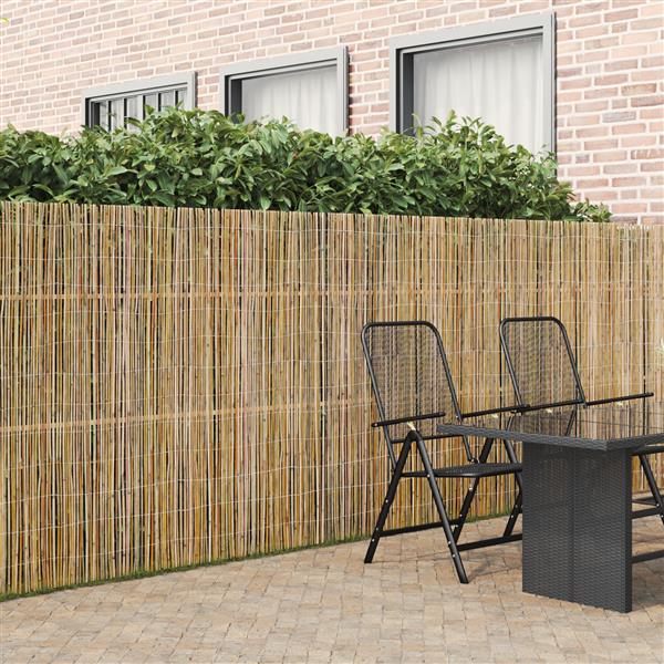 Grote foto vidaxl tuinscherm 500x150 cm bamboe tuin en terras hekken en schuttingen