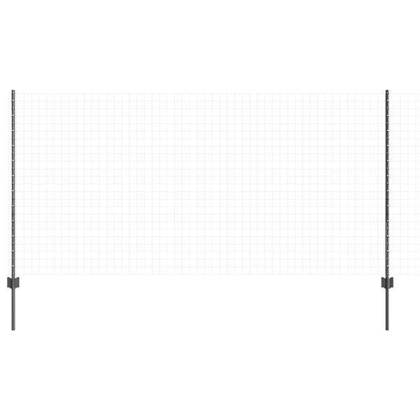 Grote foto vidaxl hekpalen 10 stuks u channel grijs 120 cm staal tuin en terras overige tuin en terras