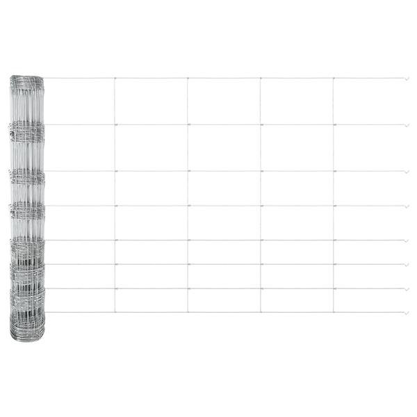 Grote foto vidaxl veldomheining 1x100 m gegalvaniseerd staal tuin en terras hekken en schuttingen