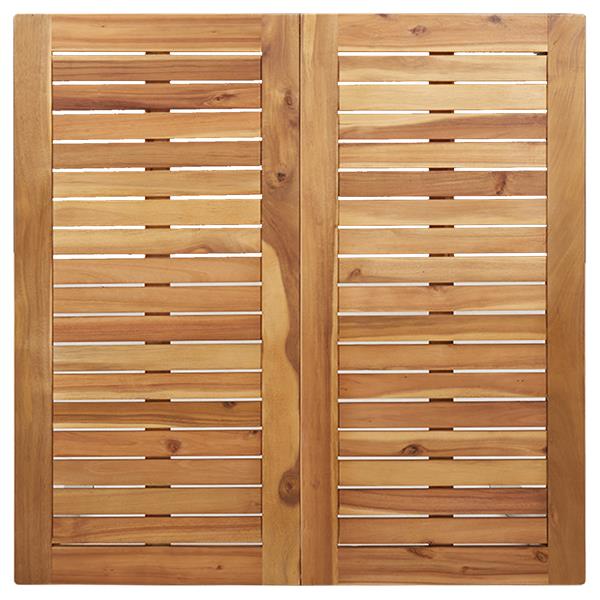 Grote foto vidaxl tuin eettafel 90x90x74 5 cm van massief acaciahout tuin en terras tuinmeubelen