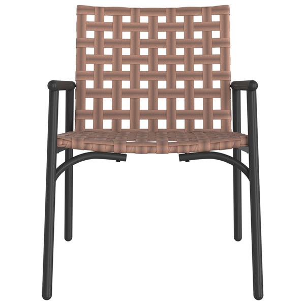 Grote foto vidaxl tuinstoelen 2 st 79x56x73 5 cm poly rattan zwart tuin en terras tuinmeubelen