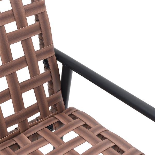Grote foto vidaxl tuinstoelen 2 st 79x56x73 5 cm poly rattan zwart tuin en terras tuinmeubelen